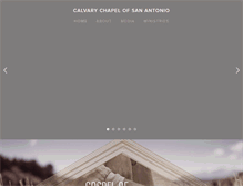 Tablet Screenshot of calvarysa.com